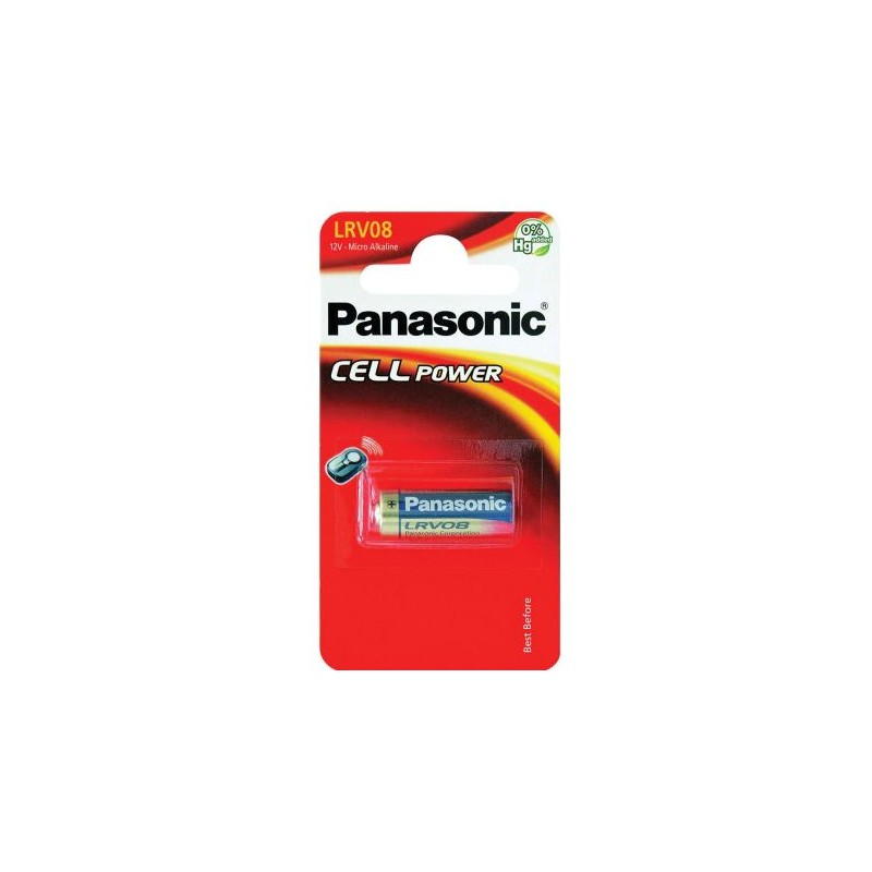Panasonic Cell Power, Size LRV08, 12v, Alkaline Battery