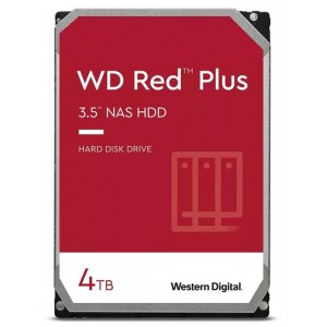 Western Digital Red Plus 4TB 3.5" SATA Intellipower NAS Hard Disk Drive
