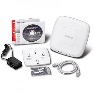 TRENDnet AC1200 Dual Band PoE Ceiling  Access Point 1 Gb LAN Includes controlor software