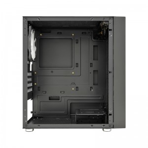 FSP CST130 Basic Micro-ATX Gaming Chassis Acrylic Side Panel - Black