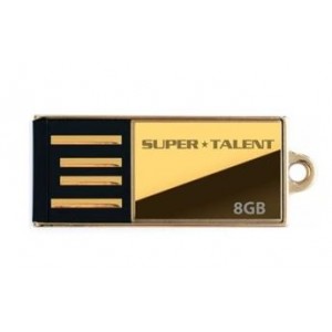 Supertalent Pico-C 8GB Gold Limited Edition USB 2.0 Flash Drive