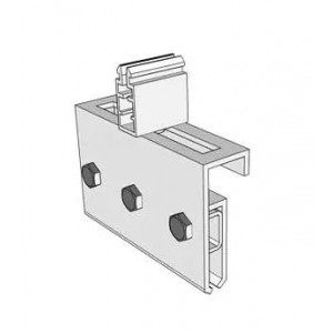 KD Solar Diamond Deck Portrait Long-rail Mounting Bracket with Push-clip