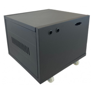 C2 Steel Battery Cabinet - Holds 2x 100Ah batteries (WITH WHEELS)