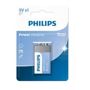Philips 9V Power Alkaline Battery