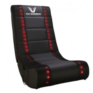Volkano VX Gaming Electra Series Rocking Gaming Chair with LED lights