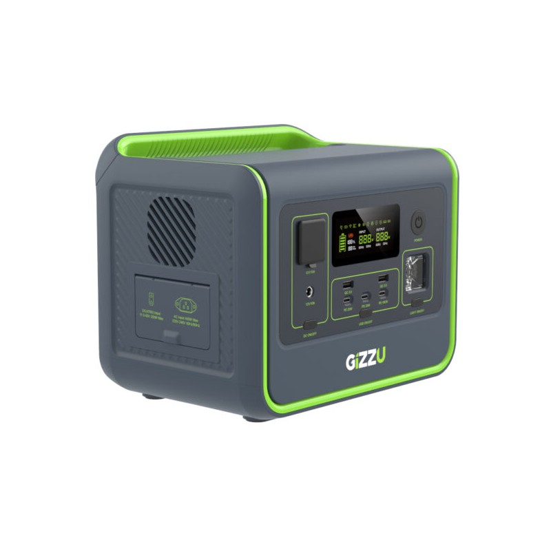 Gizzu Hero Core 512WH/800W UPS Fast Charge LIFEPO4 Portable Power Station -  GeeWiz