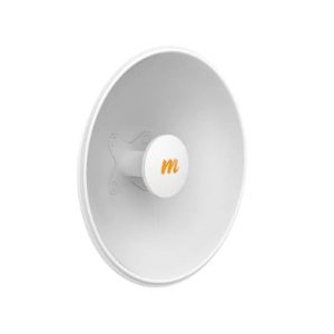 Mimosa 4.9-6.4 GHz Modular Twist-on Antenna- 400mm Dish for C5x only- 25 dBi Gain