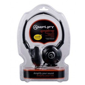 Amplify Symphony Headphones with Microphone - Black