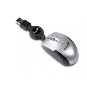Genius Micro Traveler USB Mouse - Silver