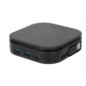 Targus USB-C and USB-A Dual HDMI Docking Station with 80Watt Power Pass Through - Black