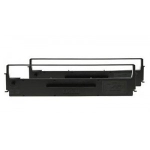 Epson SIDM Black Ribbon Cartridge for LQ-350 / 300+ / 300+II Dotmatrix Printers - Dualpack