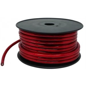 Solarix 16mm2 Battery Power Cable 30 Metre Roll - Red