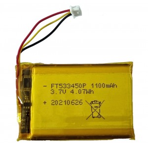 Zartek spare battery pack Li-ion for ZA651 handset (New version 2022- Gold casing- 3 wire)