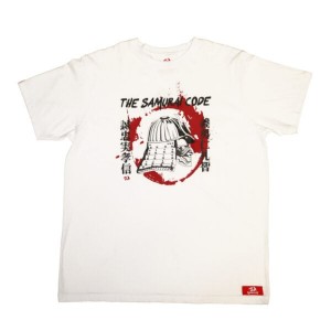Redragon Samurai T-shirt - Large – White/Red