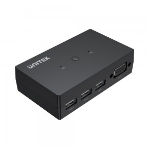 Unitek 2-In- 1-Out VGA KVM Switch with 3x USB (U-8709ABK)