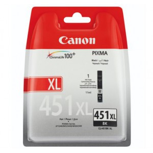 Canon CLI-451XL Black Cartridge with yield of 4425 pages