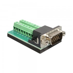 Delock Adapter VGA Male - Terminal Block 16-Pin (65424)