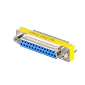 Unitek DB25 Female to Female Slimline Gender Changer