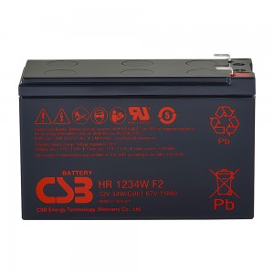 CSB HR1234W F2 Battery - 12V / 34W