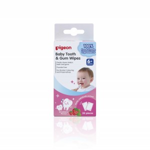 Pigeon Baby Tooth &amp; Gum Wipes Strawberry 20s