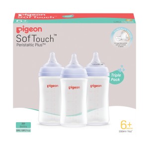 Pigeon Softouch 3 Bottle PP Triple Pack  330ml (L)