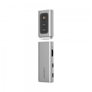 ECORE Mirage Type-C Hub with PD- HDMI- USB and Detachable Laser Presenter