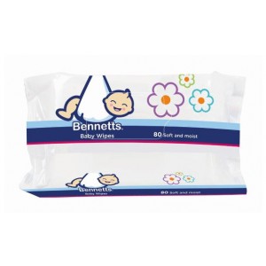 Bennetts Baby Wipes 80's
