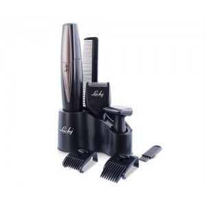 Lucky Plastic 3-in-1 Nose Ear Trimmer Set - Black