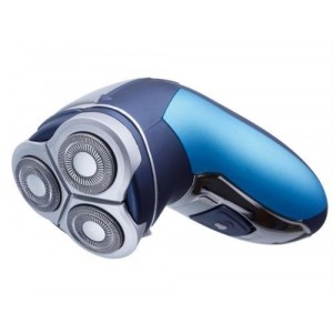 Lucky 3 Head Rechargeable Plastic Blue 3W Shaver
