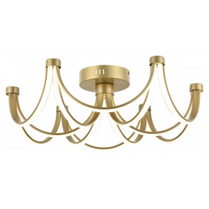 Matt Gold 6 Light Ceiling Light