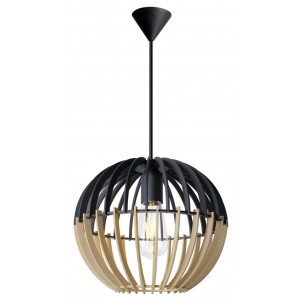 PEN811 BAMBOO  Round Shaped Bamboo Pendant 