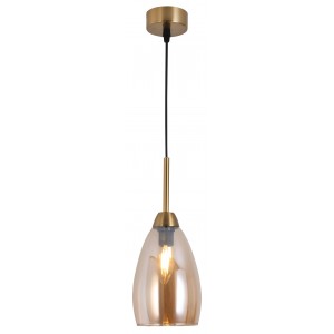 Illuminate Your Space with This Pendant Light in Gold or Gun Metal