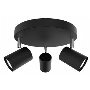 Bright Star Three Light Spotlight (Round Base) - Expand your Lighting Coverage