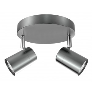 S167 or S168 Two Light Spotlight on Round Base