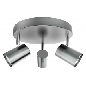 S167 or S168 Three Light Spotlight on Round Base