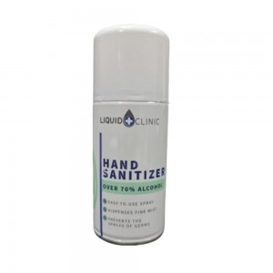 LIQUID CLINIC Hand &amp; Surface Disinfectant Sanitizer 70% Alcohol - 120ml