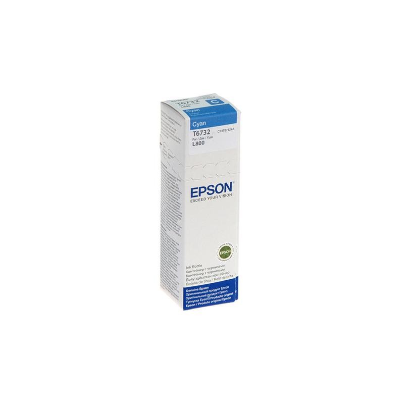 Epson Ink Cartridge Cyan T67324A for ITS L800/810/850/1800 .