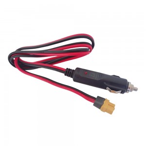 XT60 Car Cigarette Lighter Charger with 1m lead for Ecoflow / GeeWiz 1200W Portable Power Stations
