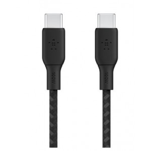 Belkin BoostCharge USB-C to USB-C Braided Cable 100W PD - 2m - Black