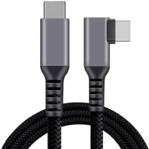 Mlink 90 Degree C to C 2M USB2 PD240W Cable