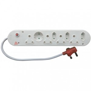 Microworld Surge 8 Way Multi-Plug