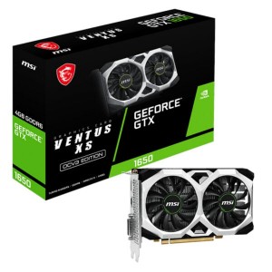 MSI GeForce GTX1650 Ventus XS OC V3 4GB Graphics Card – Black/Silver
