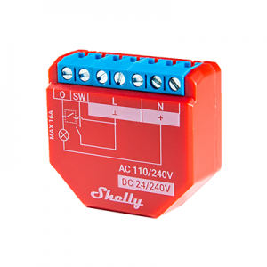 Shelly Smart Wi-Fi Relay With Power Monitoring (Single Pack)