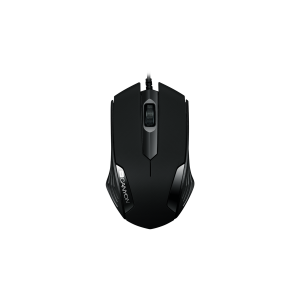 Canyon CM-02 USB Type-A Wired Optical Mouse - Black