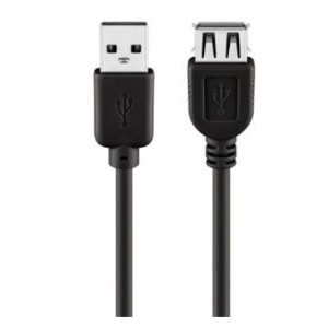 Goobay USB 2.0 Hi-Speed Extension 5m Cable - Black