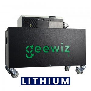 Axpert Type Pure Sine 1000VA Inverter Trolley + 1x 300Ah LITHIUM Battery (24 HOUR BATTERY LIFE) KIT - 1000W (60A MPPT - 720W) Hybrid - LIFEPO4 Battery (+-3500 cycles) - 3840Wh