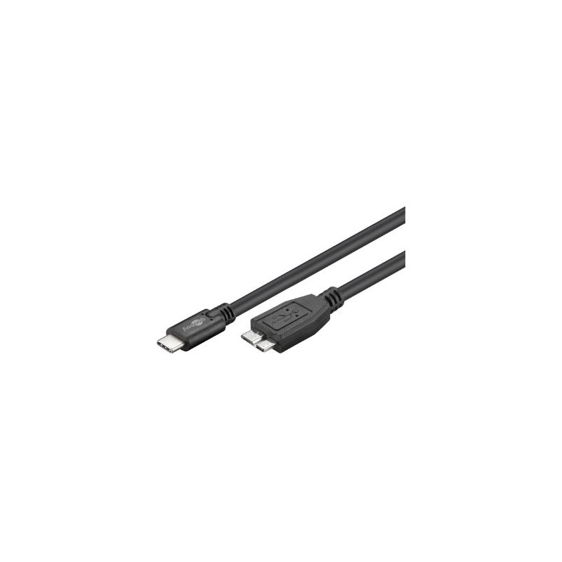 Goobay USB micro-B 100, 1m 1m Micro-USB B USB A Male Male Black USB cable - USB Cables (1m, 1 m, Micro-USB B, USB A, Male/Male, Black