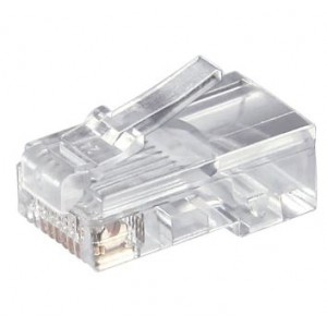 Goobay RJ45 10 Pack Modular Plug for Round Cables