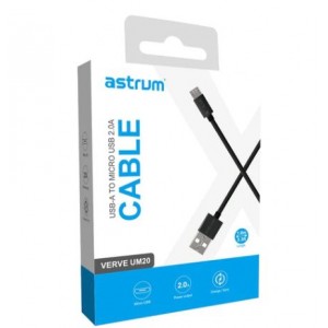 Astrum Verve UM20 1m USB-A to Micro USB Cable