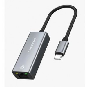 CableTime CB51G Thunderbolt 3 USB C To RJ45 Ethernet Adapter
